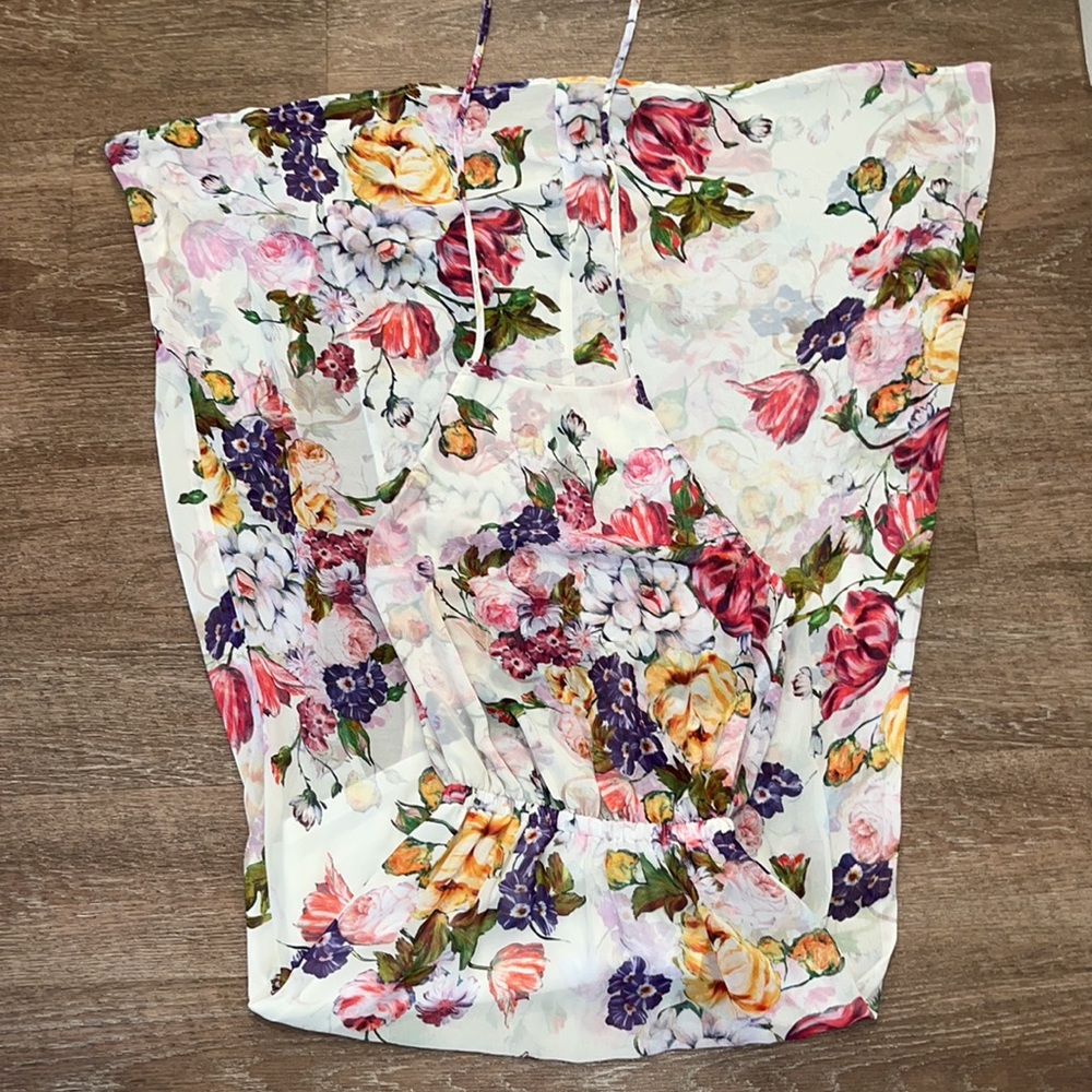 Show Me Your Mumu Heather Halter Dress ~ in Best Friend Floral - Picture 11 of 13